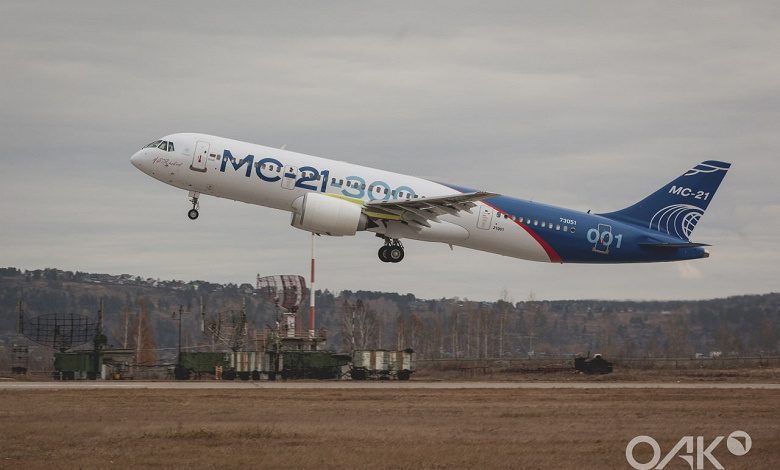 Фото - Самолёт МС-21 с российскими двигателями совершил первый полет после ремоторизации